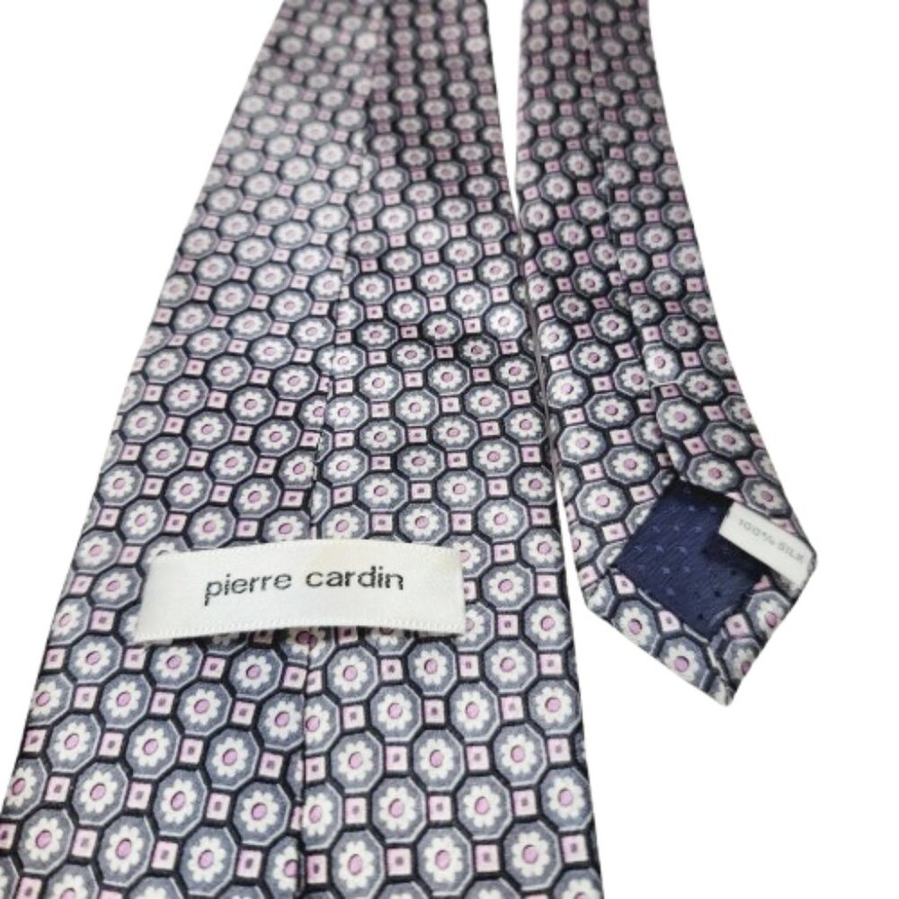 Pierre Cardin Paris 100% Silk Tie - Picture 3 of 3